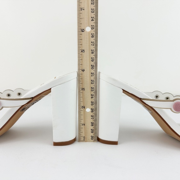 Lulu’s White Multi High Heel Sandals - Picture 7 of 8